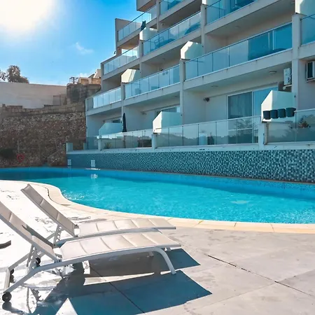 Apartament A Sunny Bay View + Shared Pool Gozo - Happy Xagħra